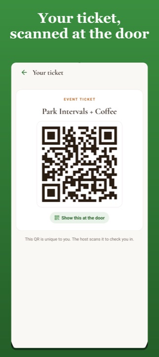 Ticket in your pocket